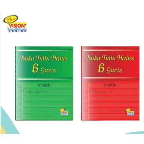 

(Pcs) VISION - Buku Tulis Halus 6 Garis 38 Lembar