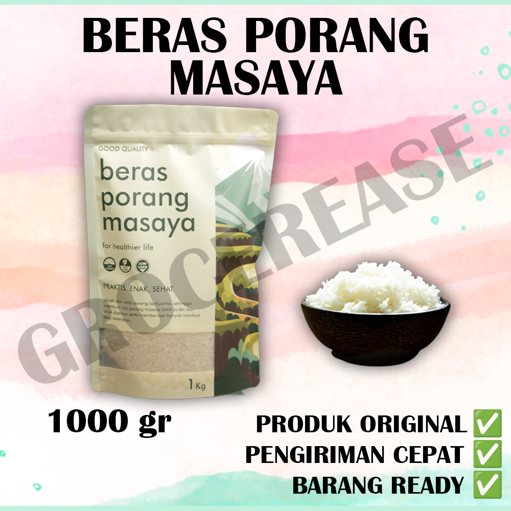 

READY STOCK - BERAS PORANG MASAYA RENDAH KALORI 1 KG