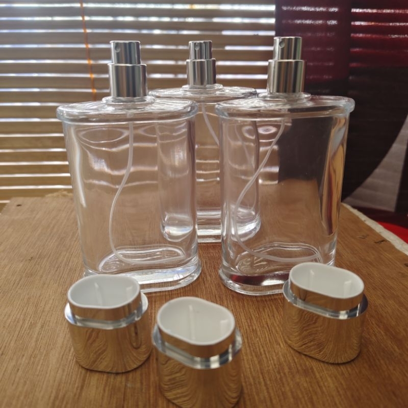 botol parfum 100 ml per lusin- botol parfum kosong 100 ml