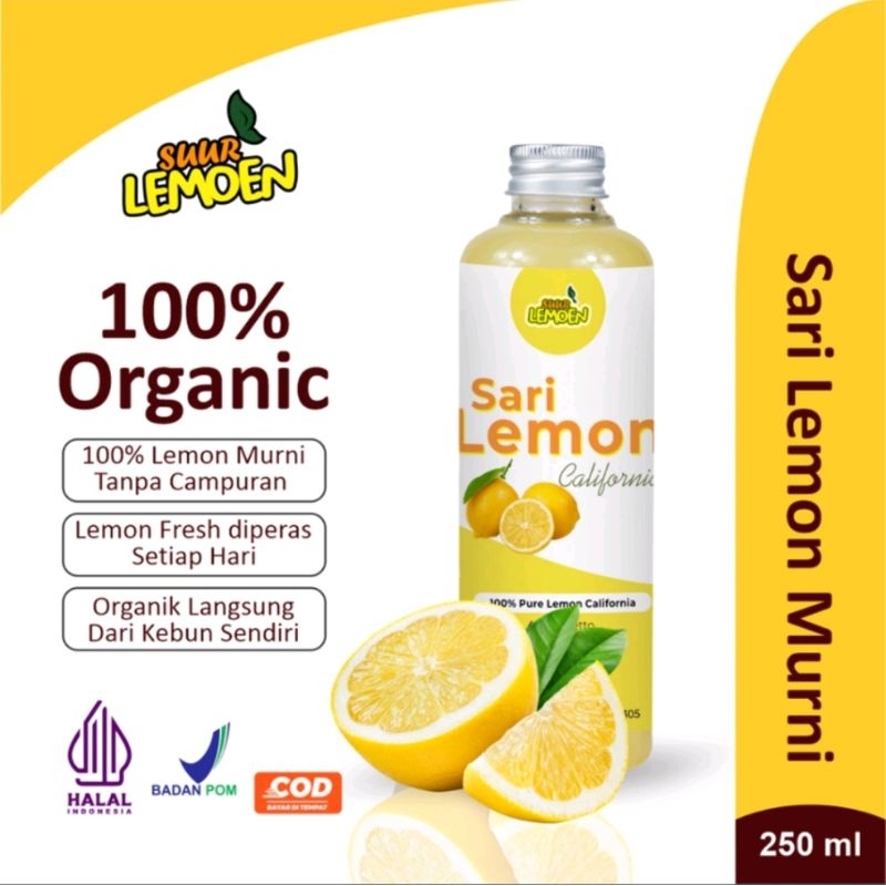 

Sari Lemon - Air Lemon Murni 250ml - Jus Lemon Untuk Diet 250ml - Suur Lemoen ID