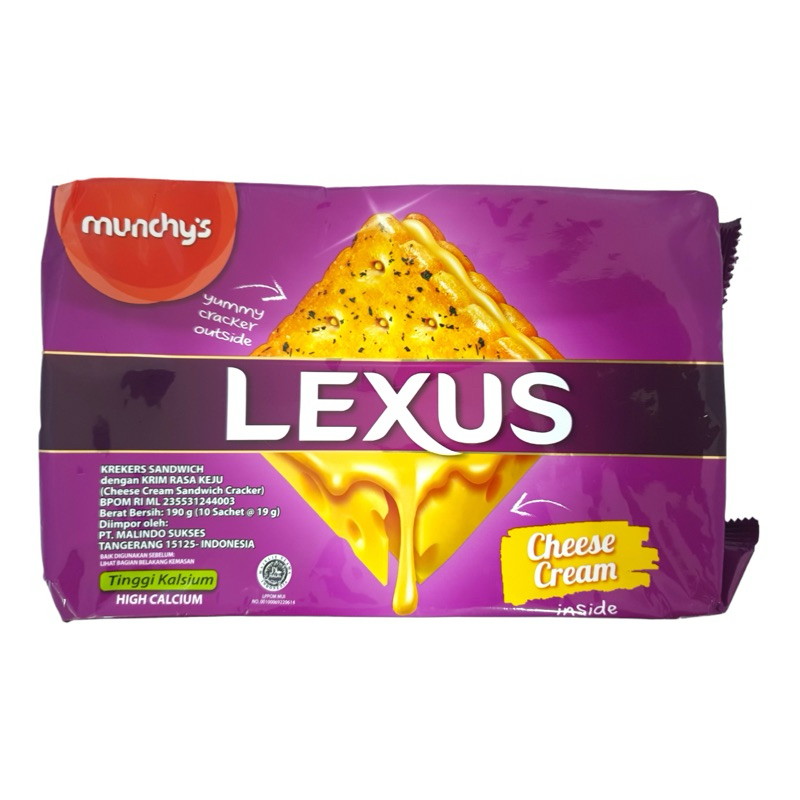 

Munchy’s Lexus Crackers Cheese Cream 190gr