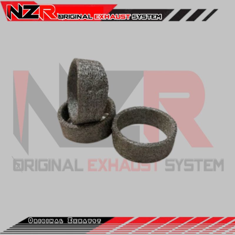 gasket sambungan knalpot motor mobil kawat baja 10mm