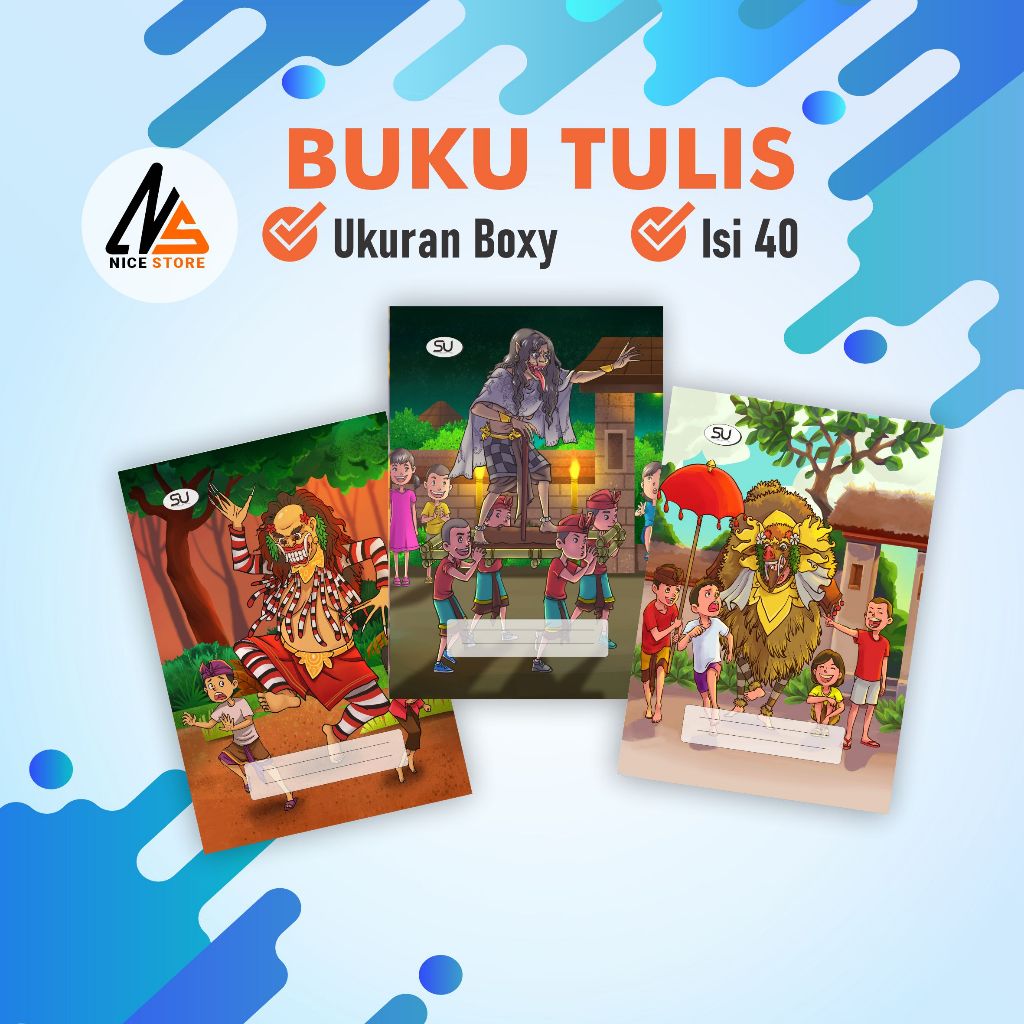 

Buku Tulis Boxy Karakter Isi 40 Lembar