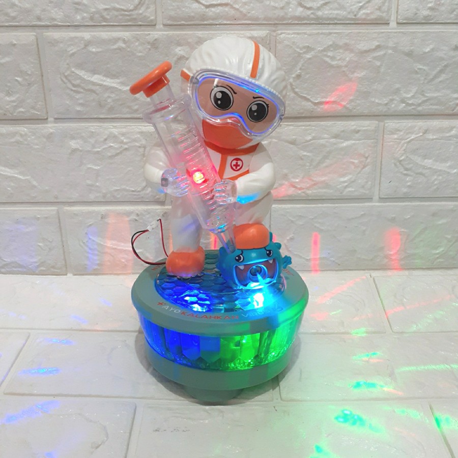 GEBYAR PROMO MAINAN ANAK ROBOT VAKSIN NEW MODEL  ROBOT COVID  ROBOT TENAGA MEDIS VAKSIN