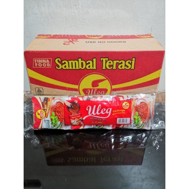 

Finna Sambel Terasi Uleg Sachet isi 10 Renteng (1Box)
