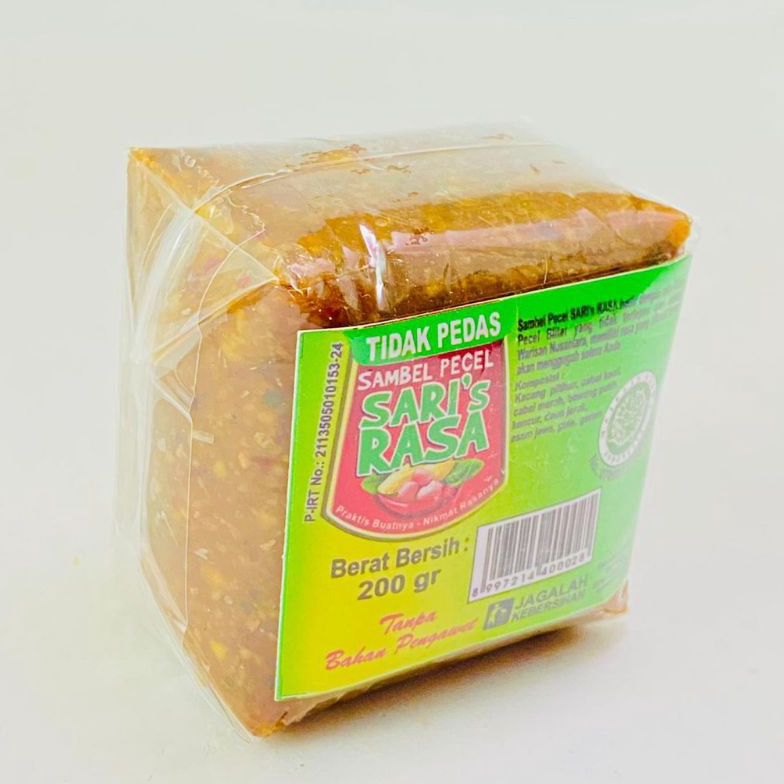 

NEW VARIAN SAMBEL PECEL BLITAR SARIS RASA SAMBEL KACANG SIAP MAKAN 2GR