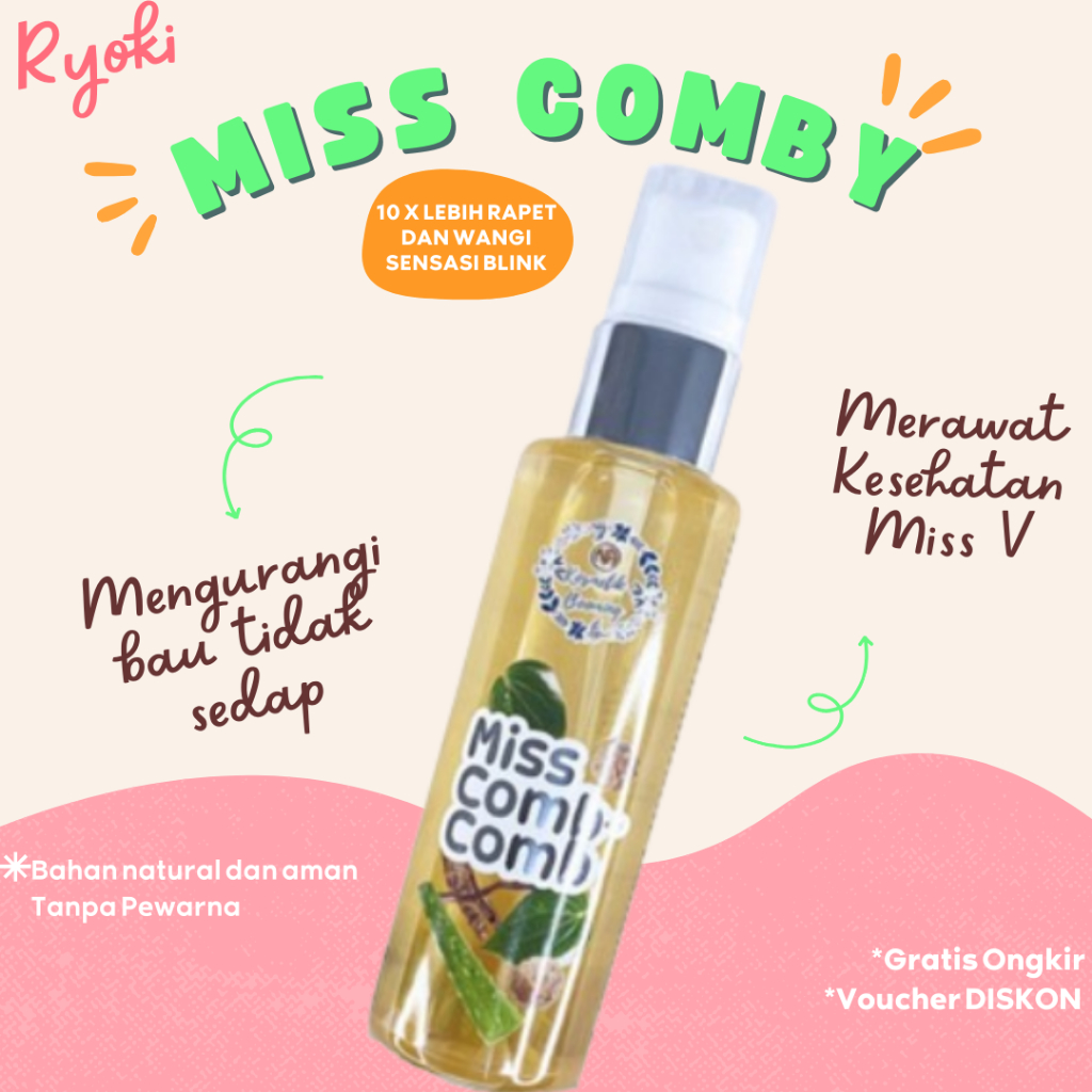 RYOKI Miss V Comb Comb Perapat Pengharum Kewanitaan Kesehatan  Pengencang Obat Keputihan