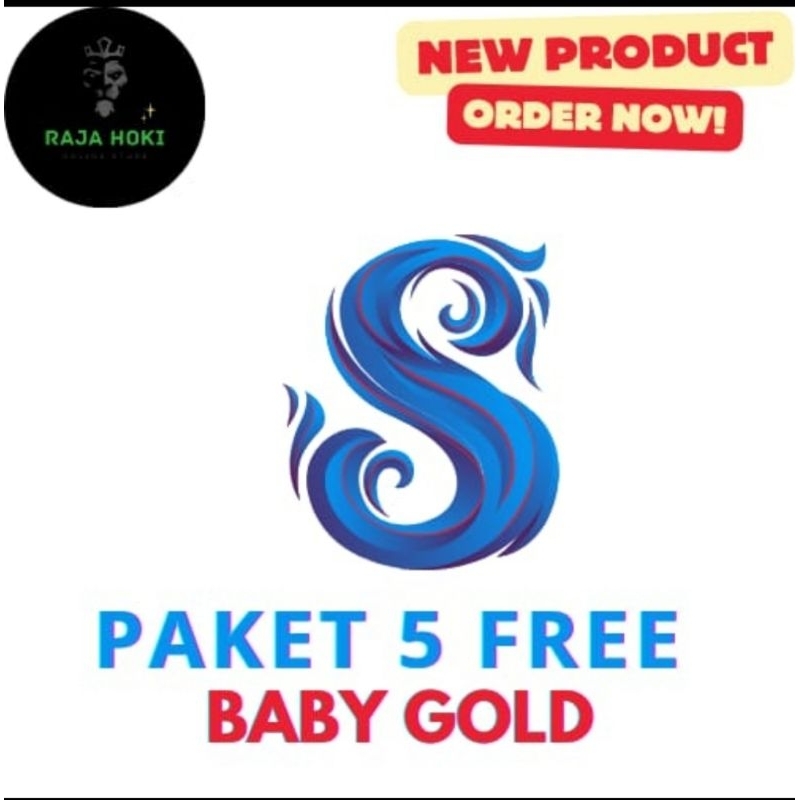 

SHIRO PAKET 5 FREE BABY GOLD