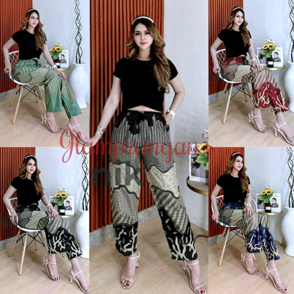 Celana Boim || Celana Batik || Celana Kolor Santai Elastis Dewasa Pria Wanita Ukuran Jumbo