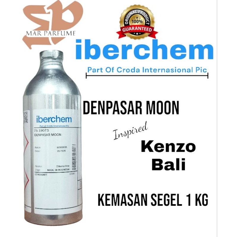 DENPASAR MOON BY IBERCHEM (KEMASAN SEGEL 1 KG) BIBIT PARFUM ORIGINAL SEARAH AROMA KENZA BAL1