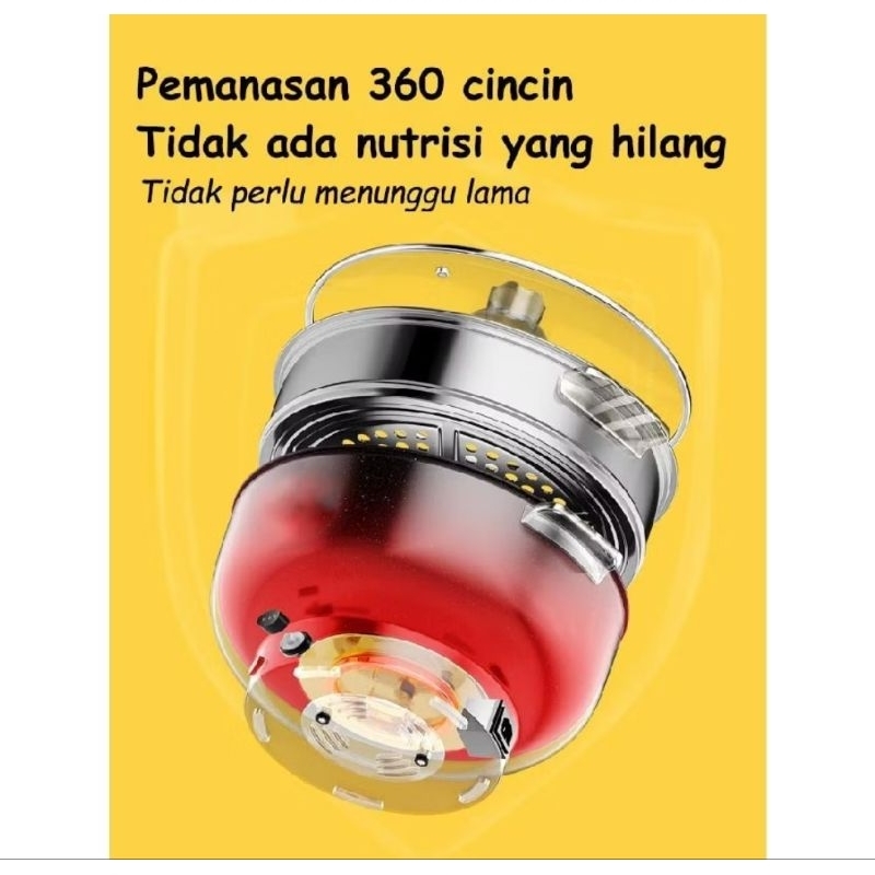 Terbaru Rice Cooker Mini Panci Bebek Elektrik Kukusan Penanak Nasi Otomatis 1 Liter Bisa Buat Masak