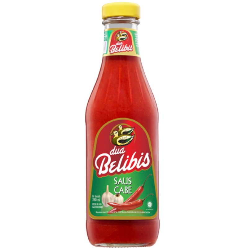 

DUA BELIBIS saus cabe botol 340ml OURSHOPNOW