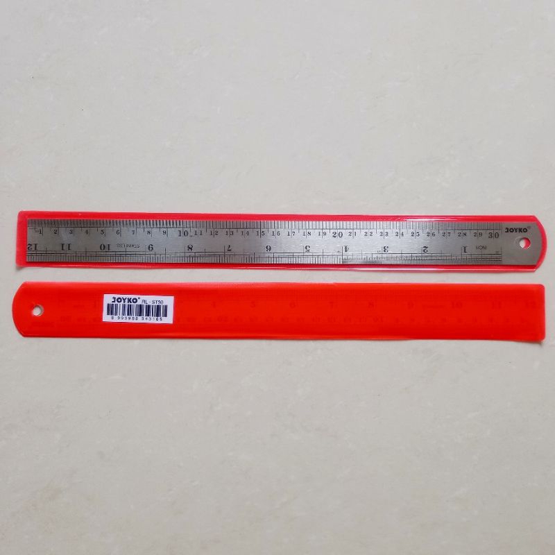 

[ LUSIN MURAH ] Penggaris Besi Garisan Ruler Panjang 30 cm Joyko RL - ST30