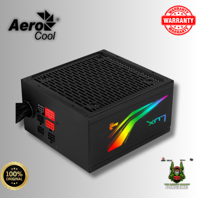 AEROCOOL LUX RGB PSU 80+ BRONZE | 550W-650W