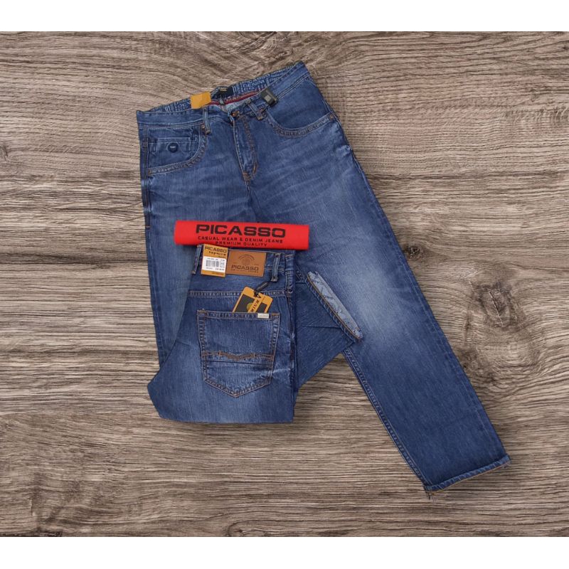 CELANA PRIA PICASSO JEANS STANDAR ORIGINAL PREMIUM
