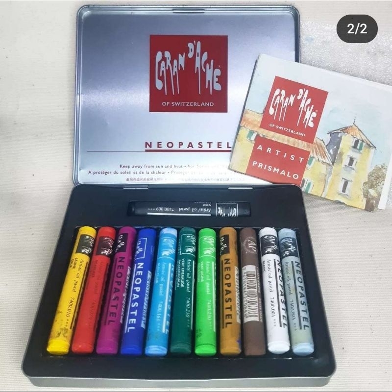 

Caran d'ache Neopastel, 12 colors oil pastels