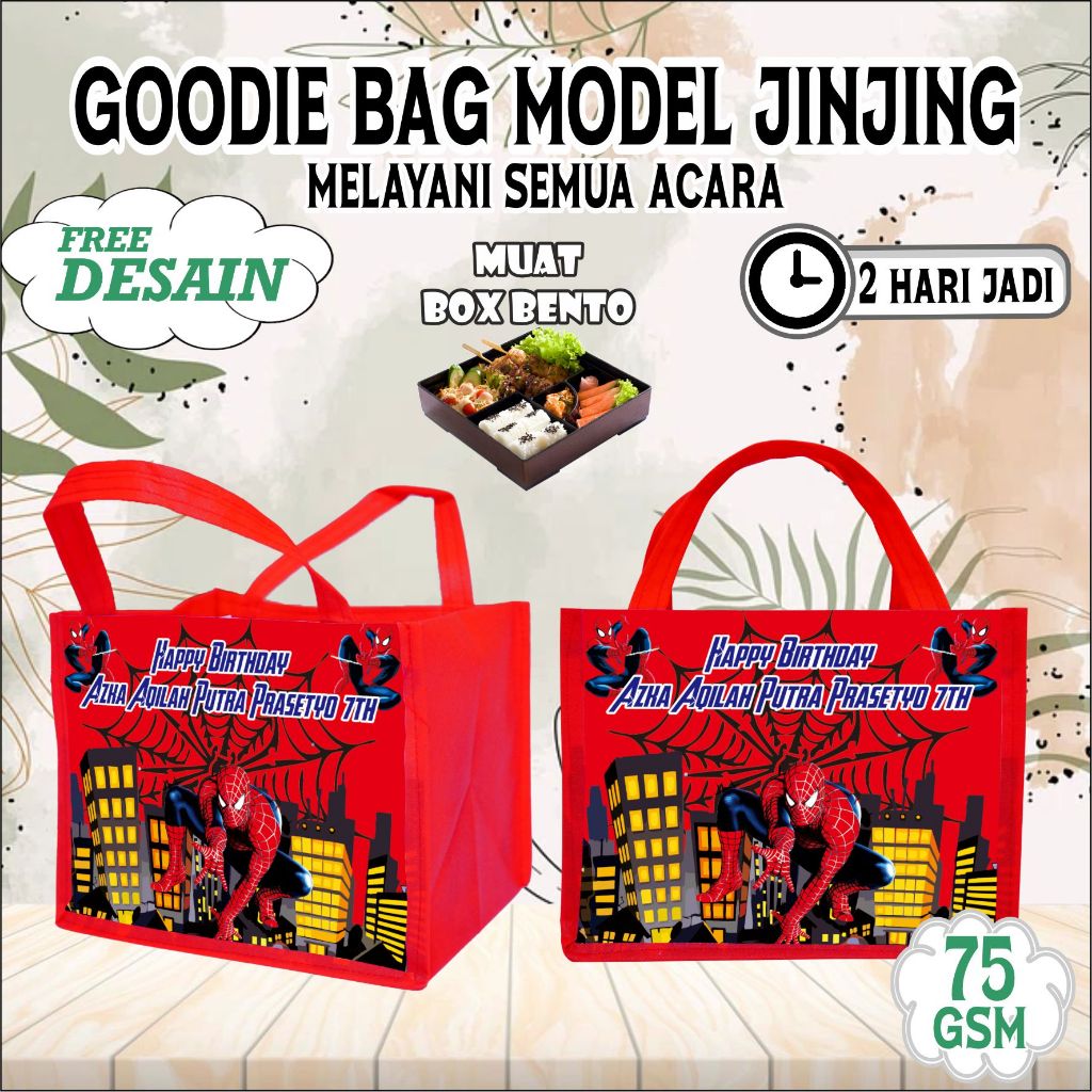 

PROMO ULTAH/TAS BENTO ULTAH/TAS SUVENIR ULANG TAHUN /TAS ULANG TAHUN / TAS ULTAH MURAH