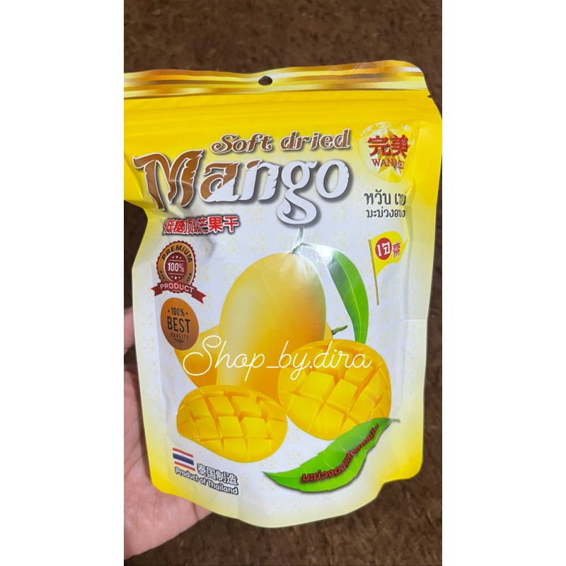 

TERBARU Wan Mei Mango Soft Dried 8gramSnack Thailand