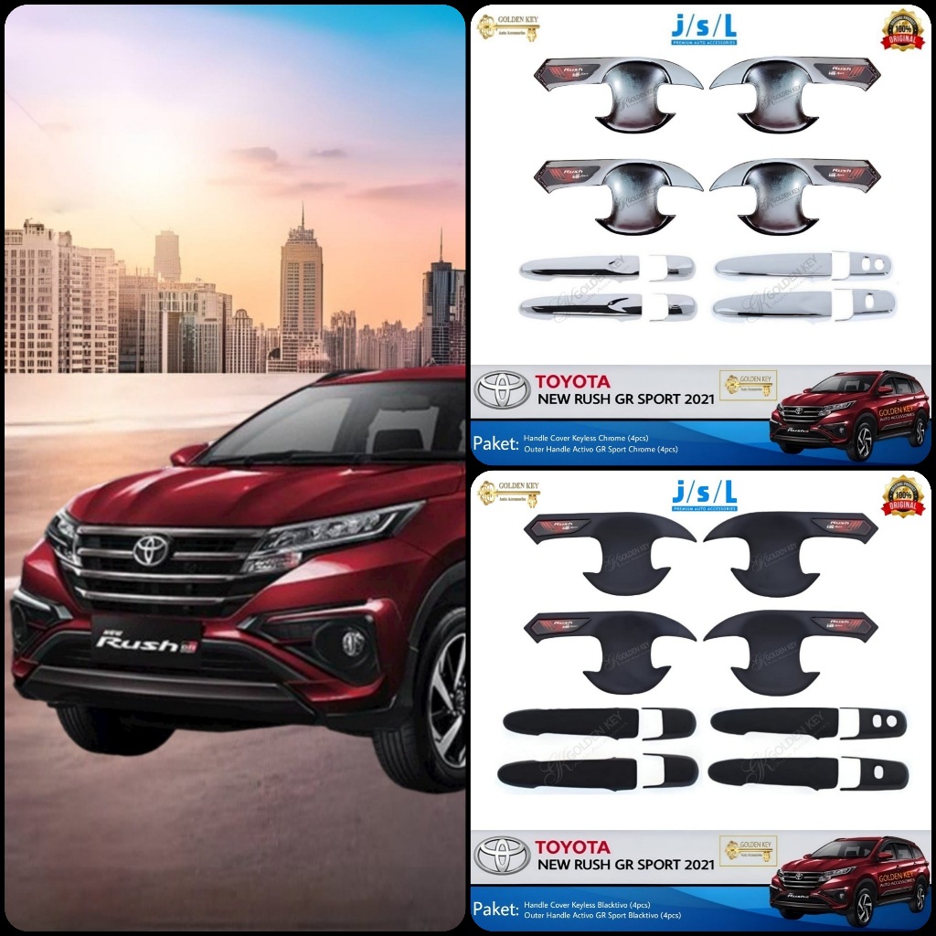 PAKET New Rush 2021 Cover Handle Keyless + Outer Handle Activo GR Port