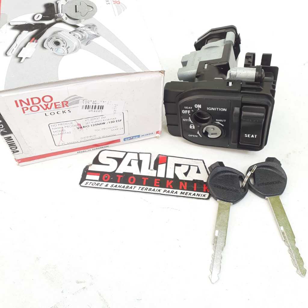 Kunci Kontak Motor Set Kunci Jok Motor Beat FI ESP Karbu Lama Grand Satria FU Scorpio Supra X 125 Va