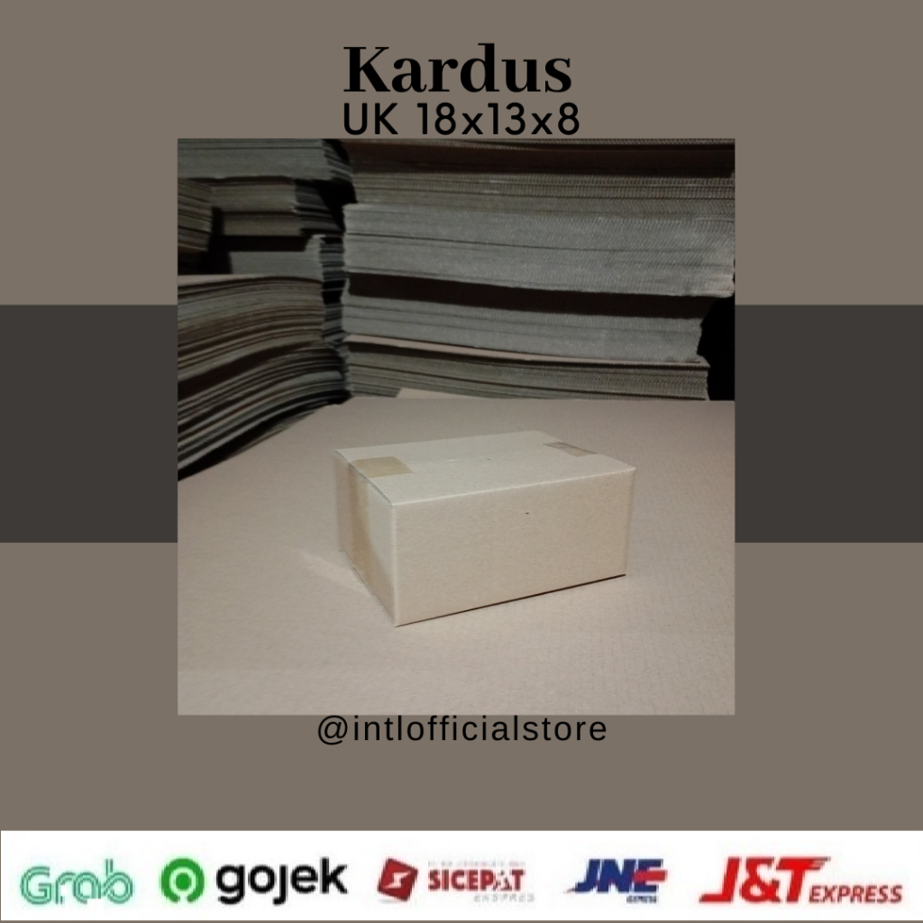 

Kardus Box Karton UK 18x13x8