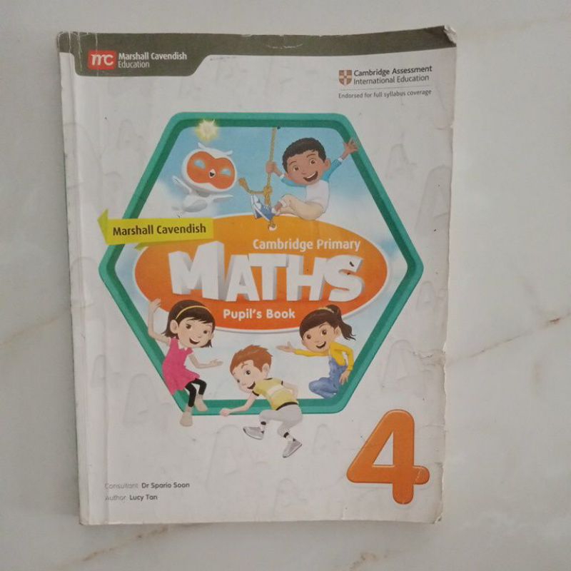 Buku Maths Cambridge Primary 4-Buku ajaran Bekas