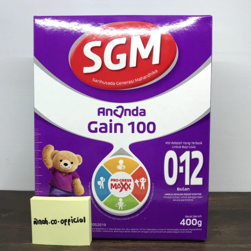 SGM GAIN 100 0-12 BULAN TERMURAH ORIGINAL