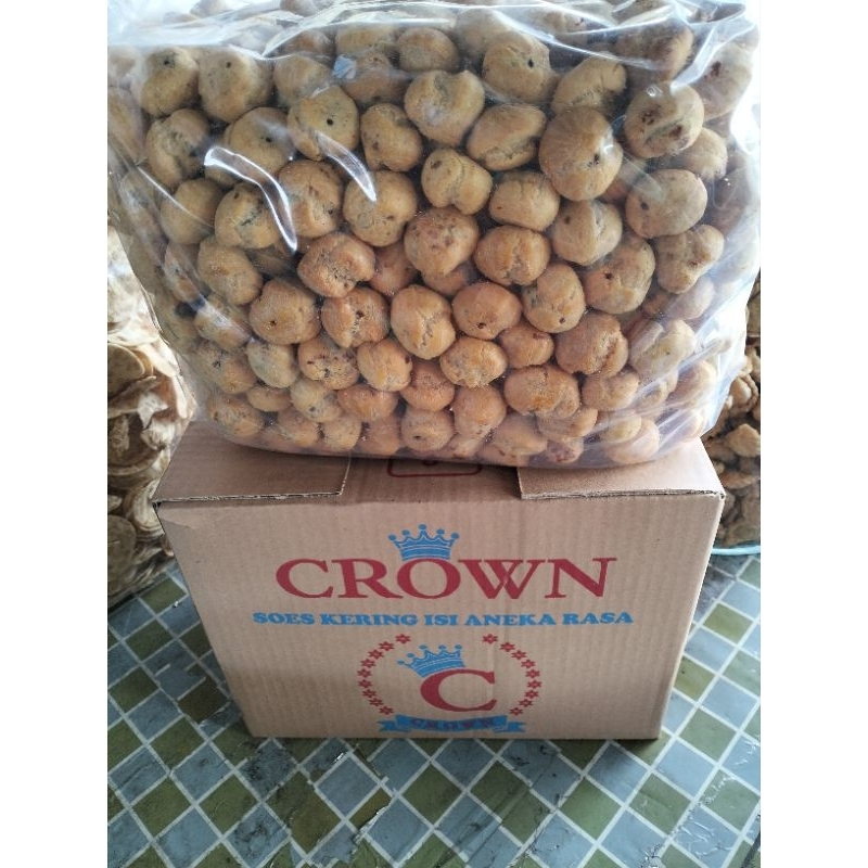 

soes crown cokelat 250gram