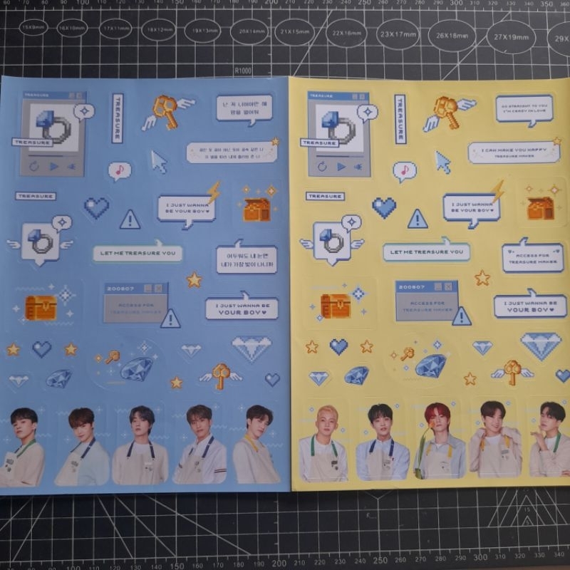 sticker treasure official deco kit 2nd anniversary