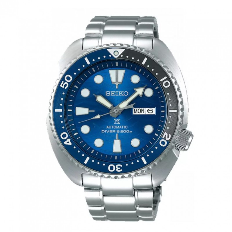JAM TANGAN Seiko SRPD21K1 Turtle Save The Ocean Blue Diver 200m Automatic