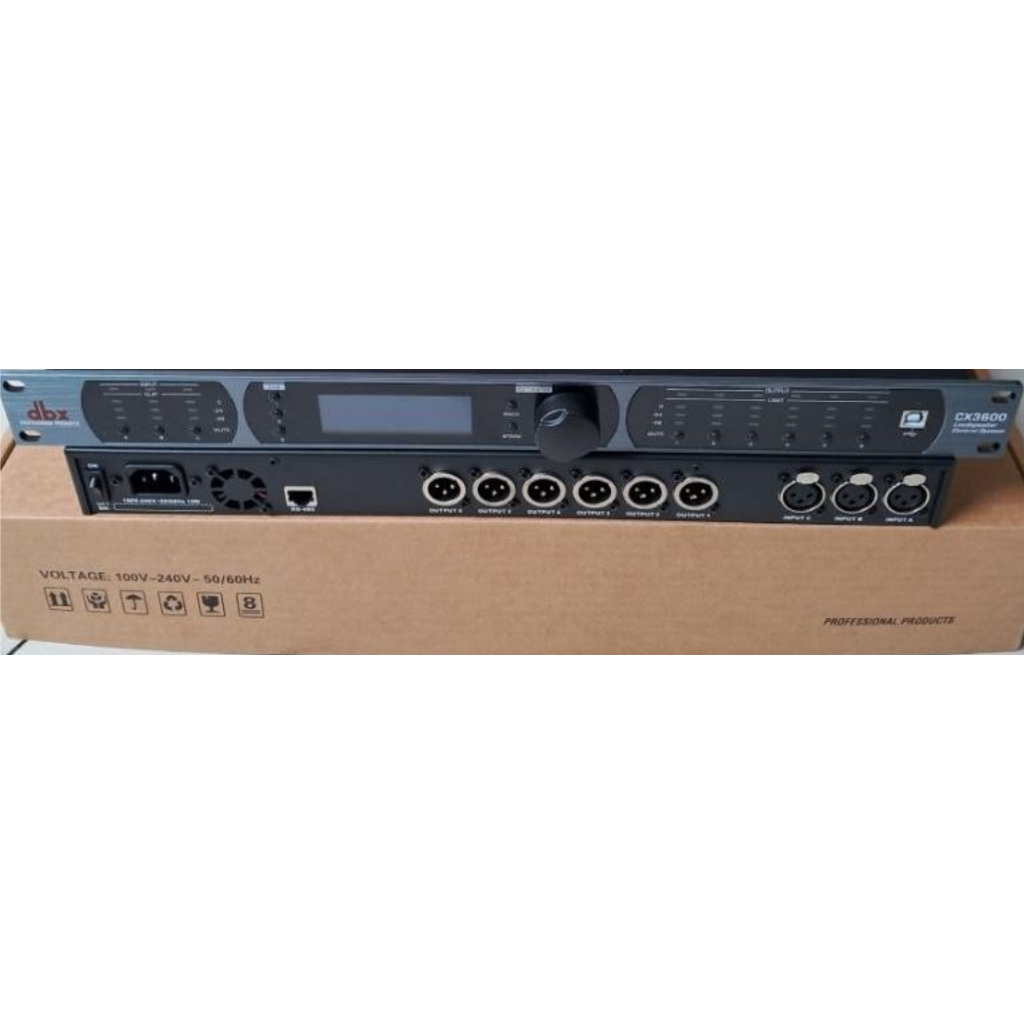 SPEAKER MANAGEMENT DBX CX3600 3 INPUT 6 OUTPUT CX 3600