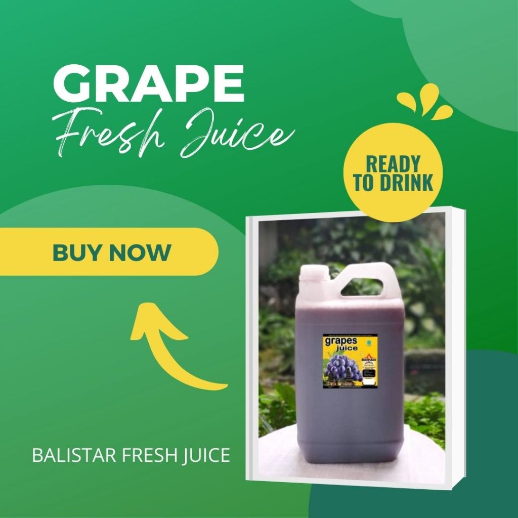 

Jus Buah GRAPE Fresh Juice 5 Liter