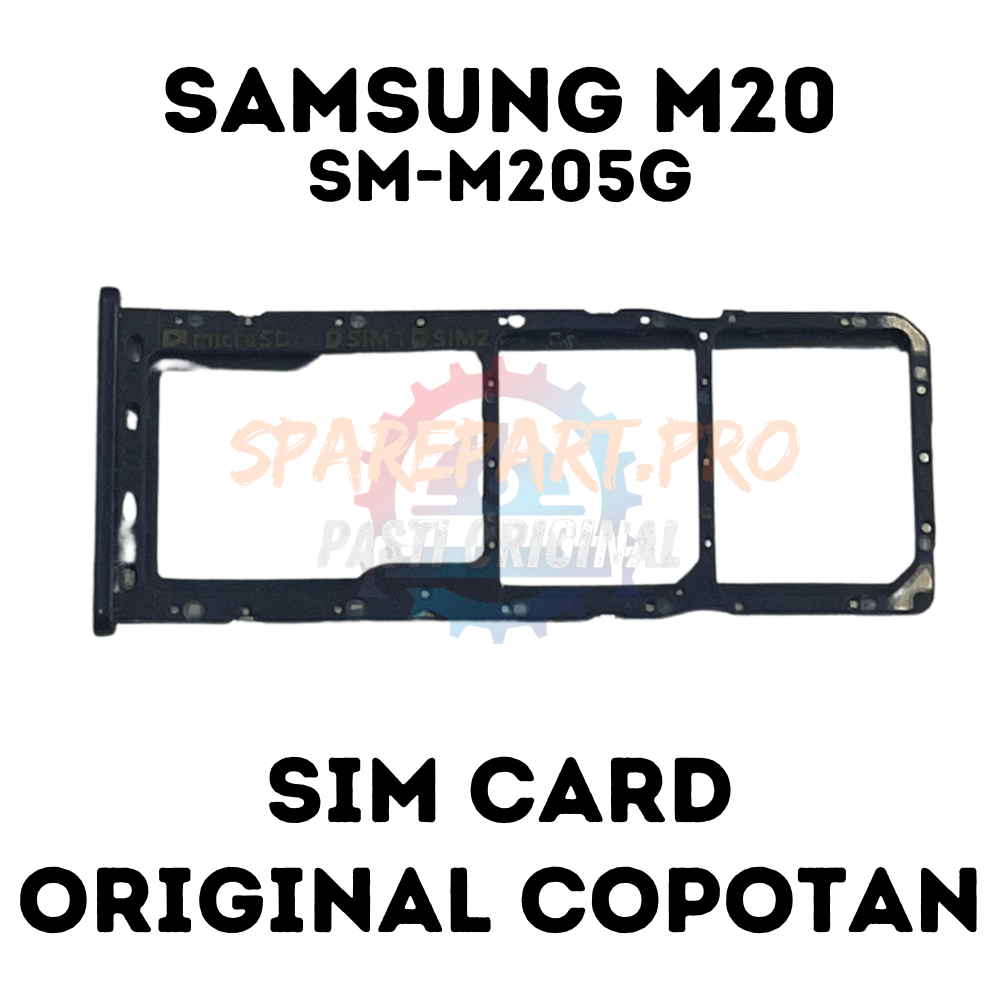 SIM CARD / SLOT KARTU SAMSUNG M20 ORIGINAL COPOTAN