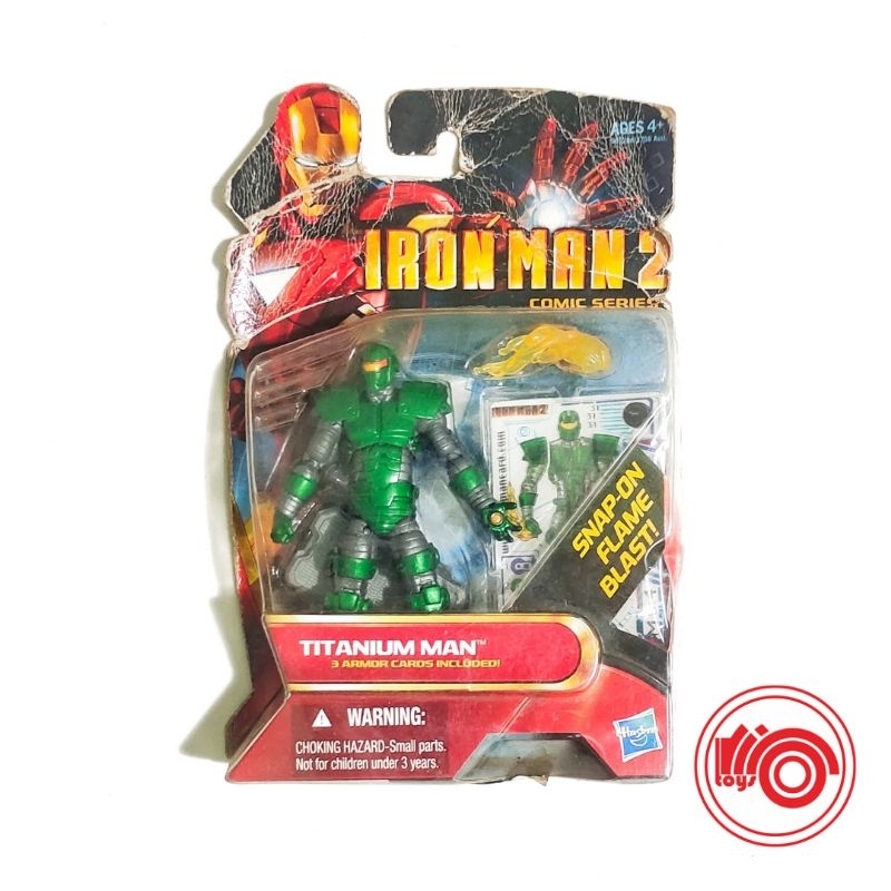 Hasbro 3,75 Inch Iron Man 2 Comic Series Titanium Man