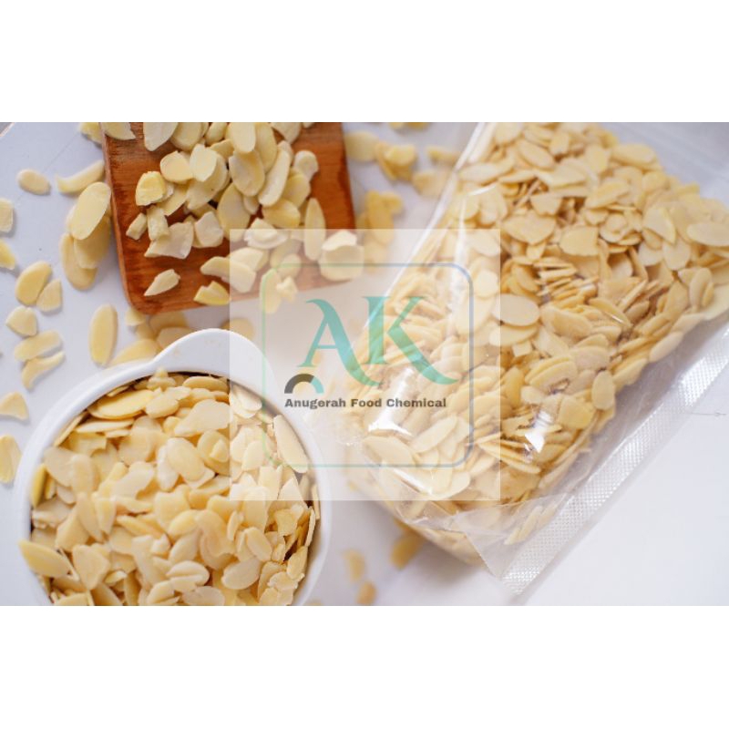 

Almond iris mentah 250gram/almond Slice mentah 250gram