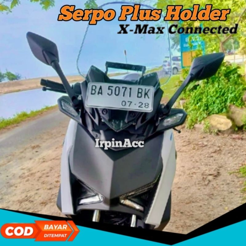 Breket Spion Xmax Connected Dudukan Spion Plus Holder PNP Xmax New | Xmax Connected