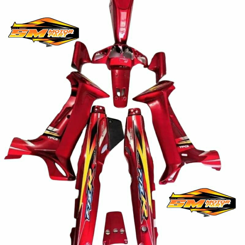 BODY FIZ R FULL SET HALUS MERAH MAROON