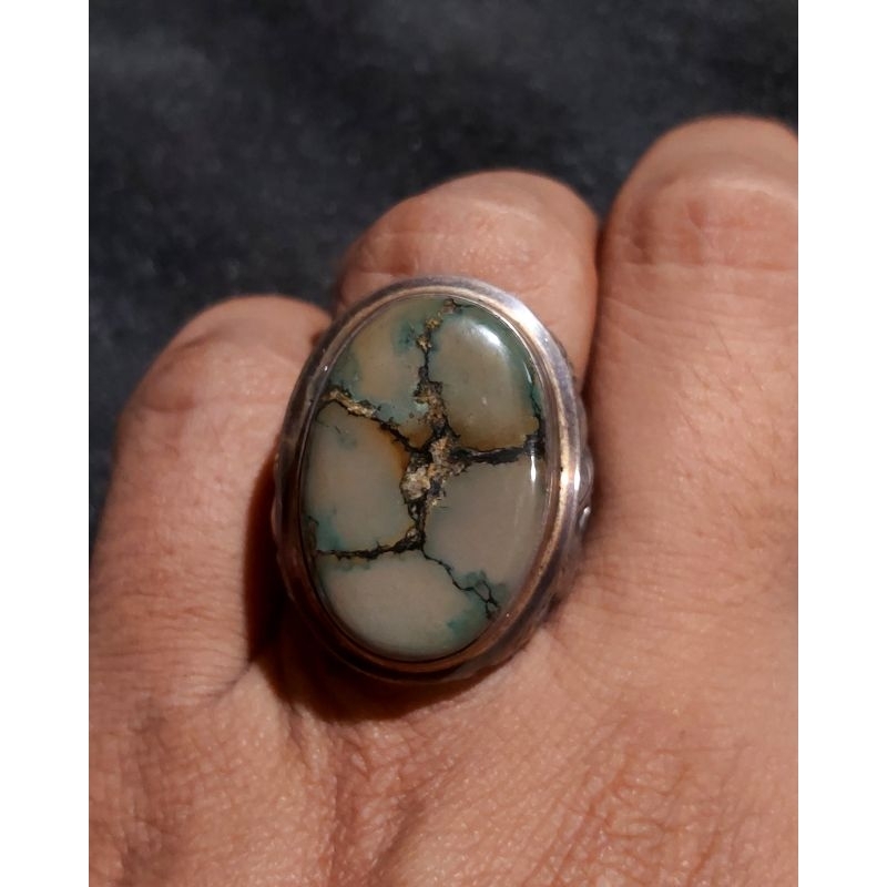 HQ NATURAL TURQUOISE - PIRUS HUBEI-XINJIANG-GRADASI TOSKA BIRU-URAT EMAS- HIJAU-JENONG-AKSESORIS-KOL