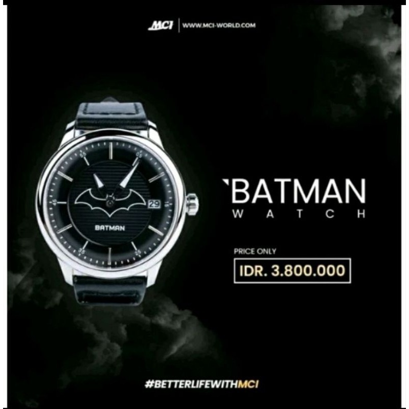 Jam Batman MCI Original segel