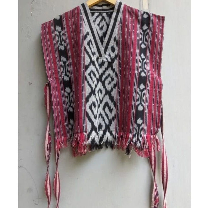 READY STOK ROMPI TENUN SIMA ALBA VEST ETNIKOUTER ETNIK ROMPI MOTIF TORAJA NTT