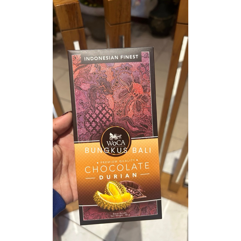 

Coklat Bali WoCA premium dengan Rasa Origian dan Durian