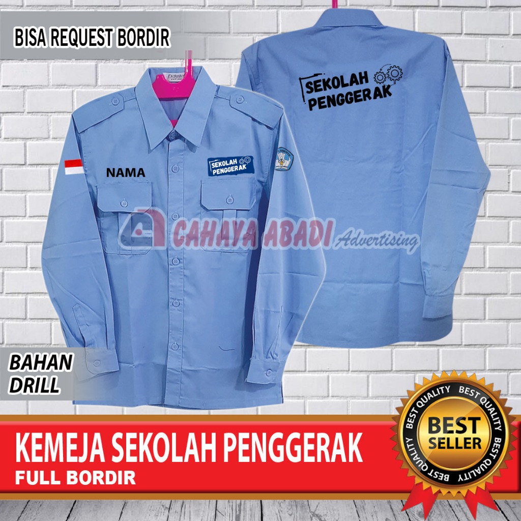 Kemeja Sekolah Penggerak Seragam Sekolah Penggerak Baju Sekolah Penggerak