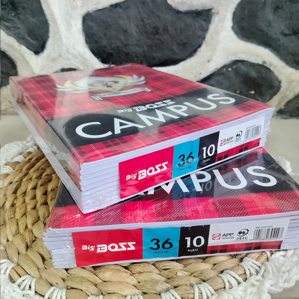 

BUKU TULIS BIG BOSS 36 LEMBAR || 1 PACK (10 BUKU) || CAMPUS