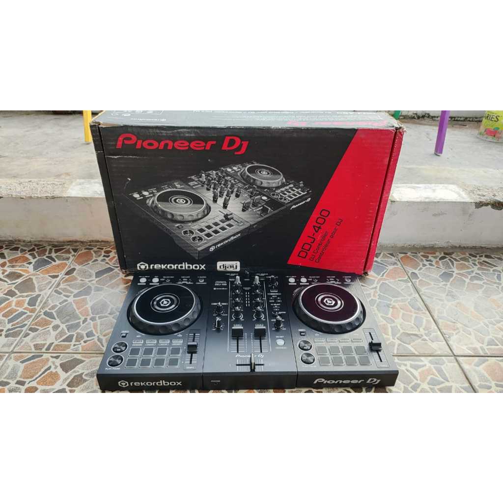 Pioneer DDJ 400 bekas/second Fullset Box Garansi