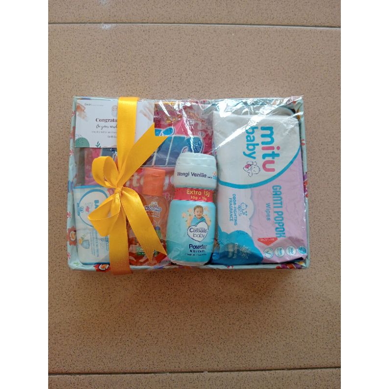 Kado Bayi / Parsel Lahiran Murah Paket Sabun Hampers Baby Newborn N17