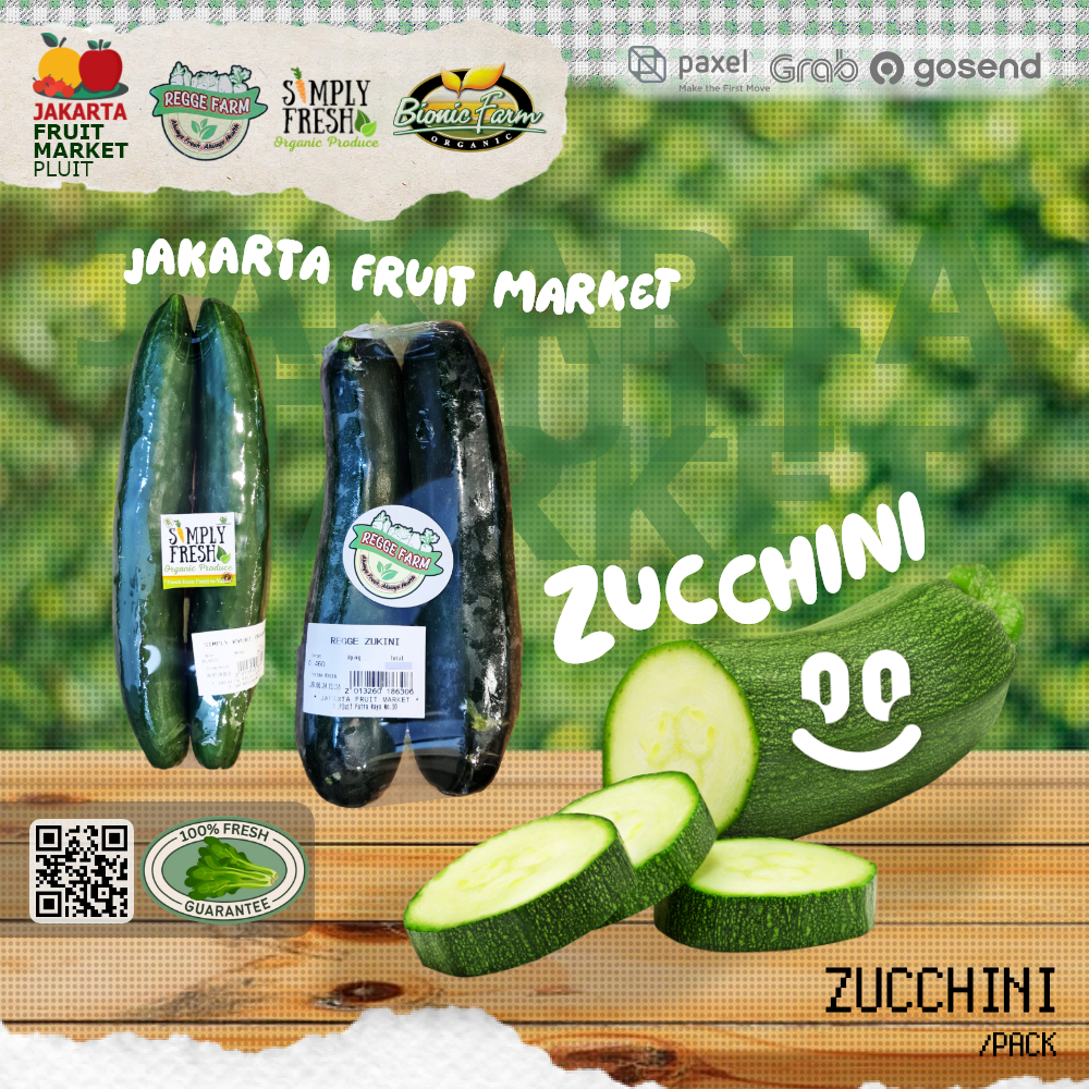 

ZUKINI / ZUCCHINI timun / labu terong jepang
