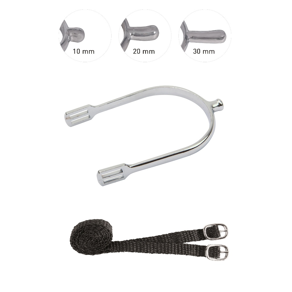 Spurs Berkuda Set Dengan Strap Waldhausen Spurs with Strap Set Equestrian