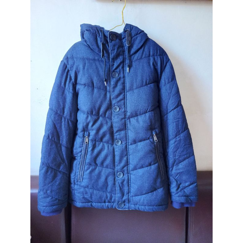 Jket Parka Tebal Gelembung Hangat Bekas