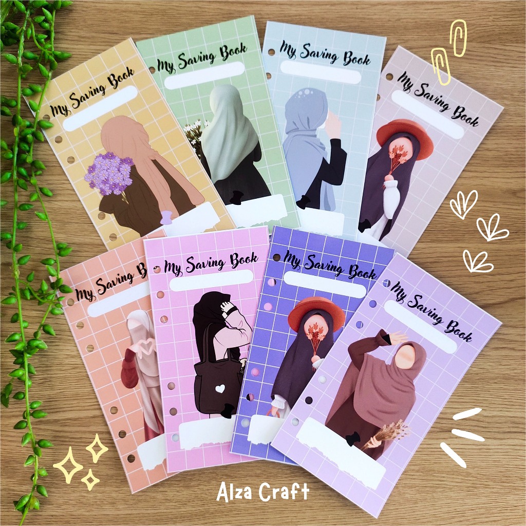 

Cover Binder A6 | Pembatas Binder A6 | Binder divider Saving challenge sinking fund