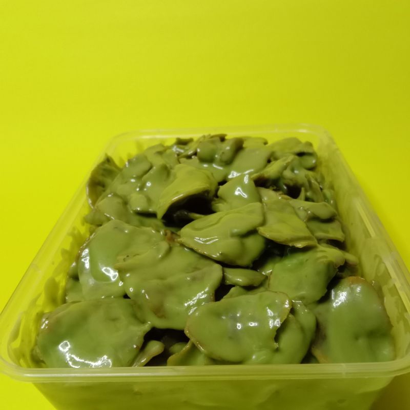 

Keripik Pisang Coklat Lumer 250 gram rasa Matcha by Sihokki snack